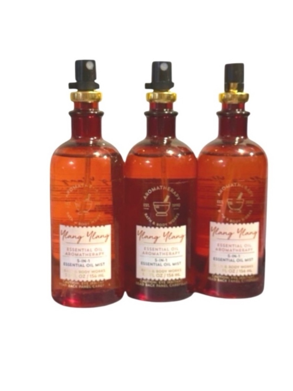 3 Aromatherapy Ylang Ylang Essential Oil Mists